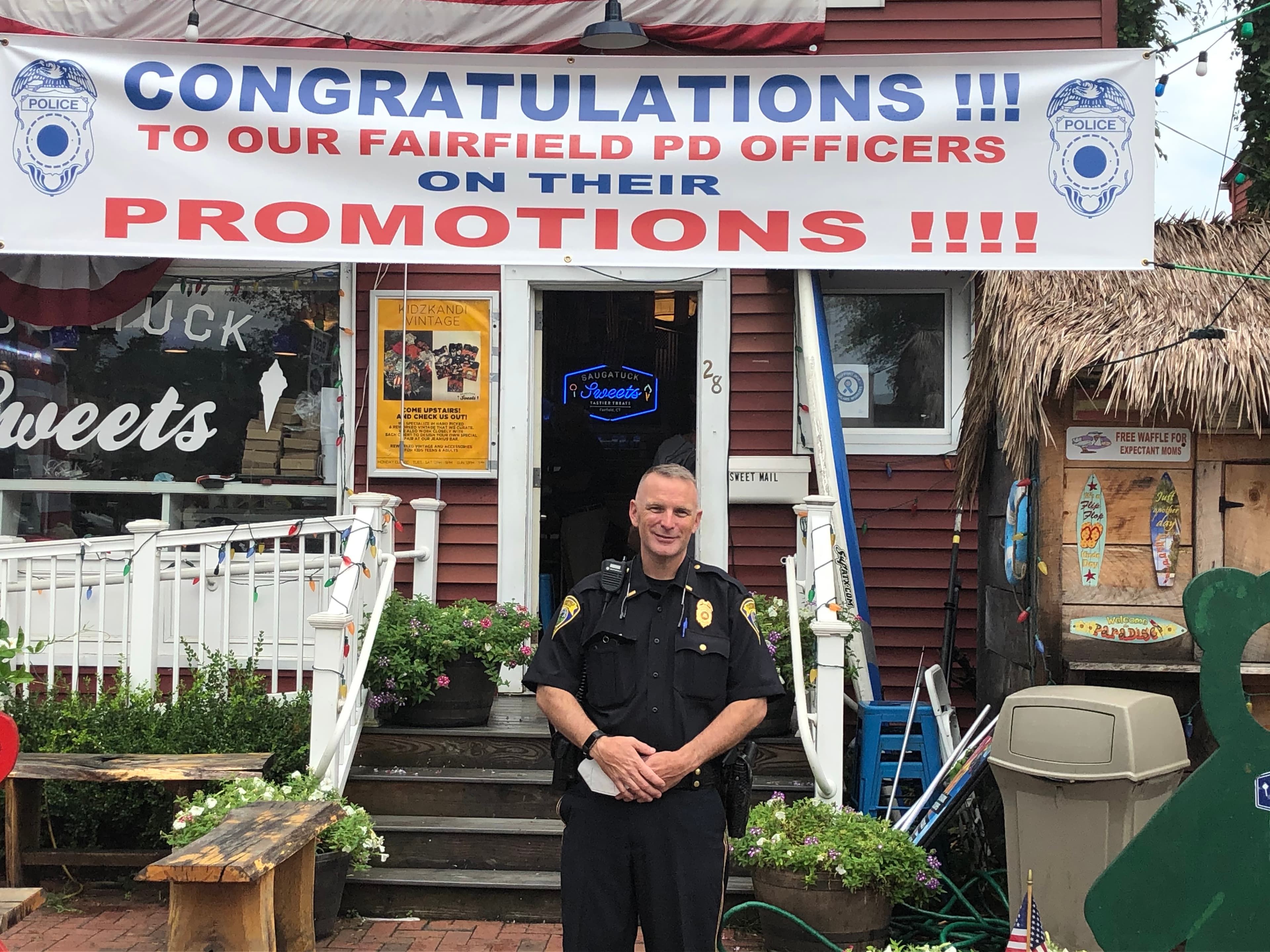 Celebrating promotions for Fairfield's finest.